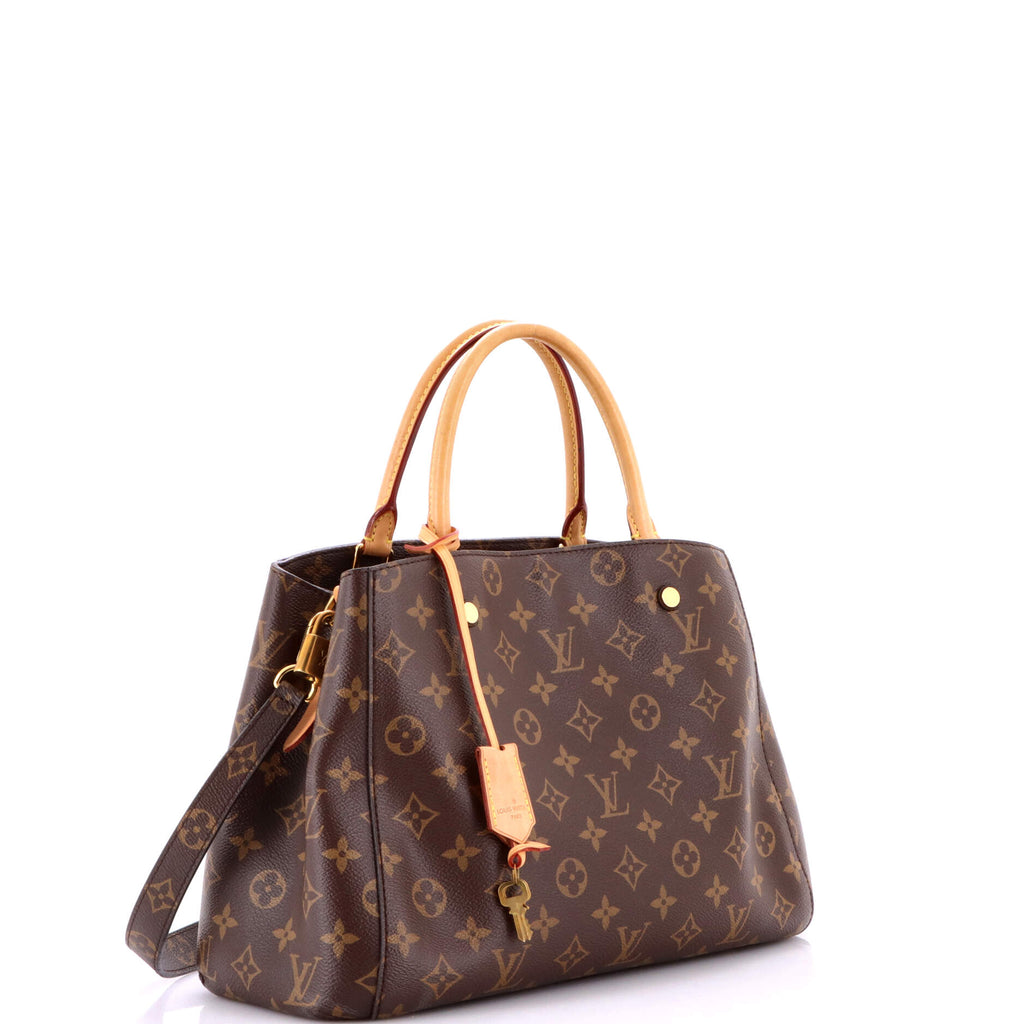 Montaigne Handbag Monogram Canvas MM