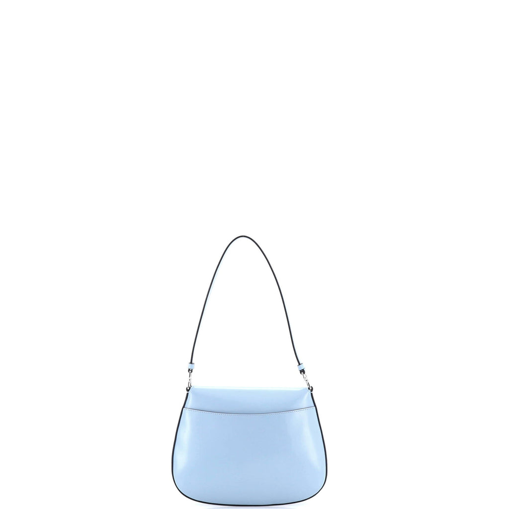 Cleo Flap Shoulder Bag Spazzolato Leather Small