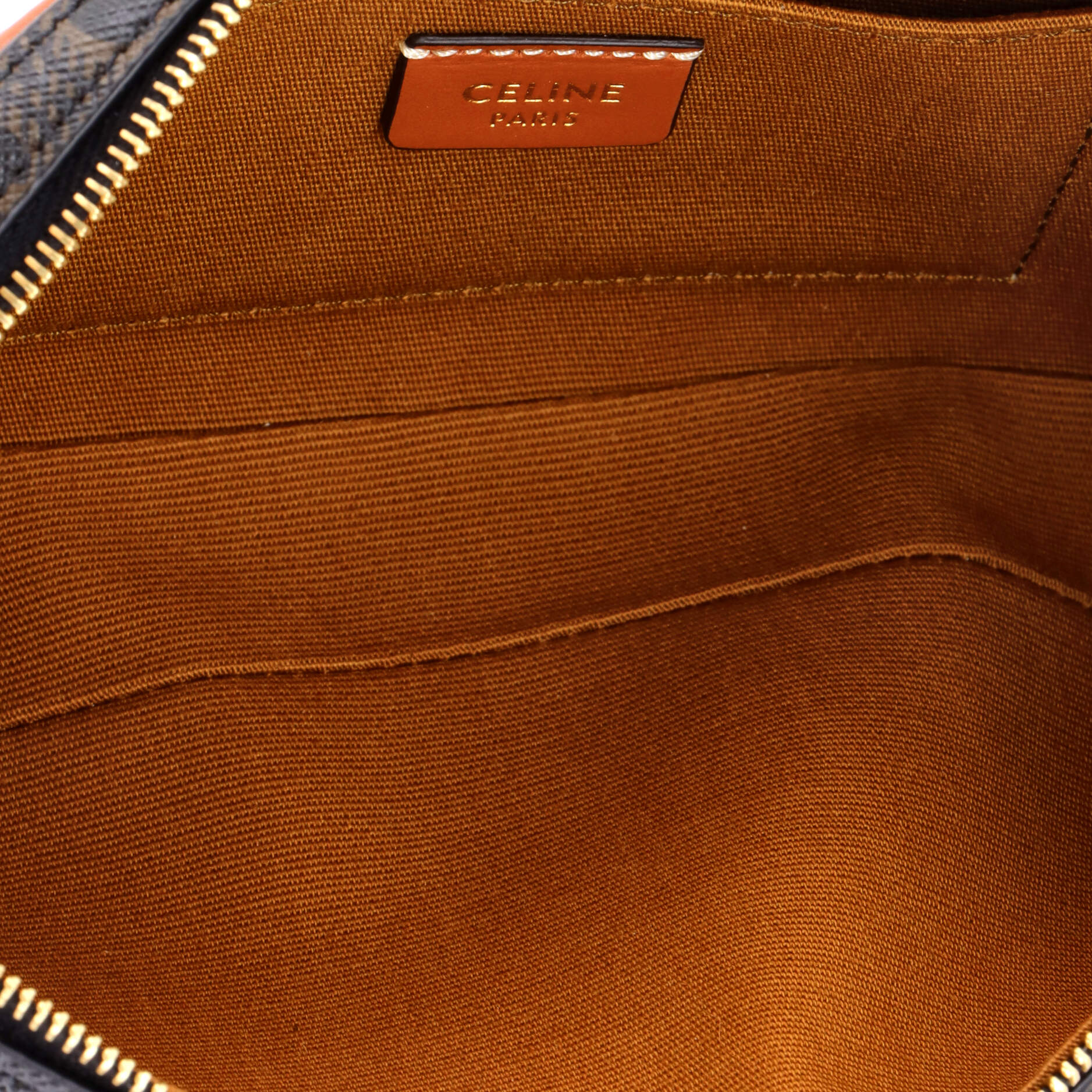 Cuir Triomphe Camera Shoulder Bag Triomphe Coated Canvas with Leather Small