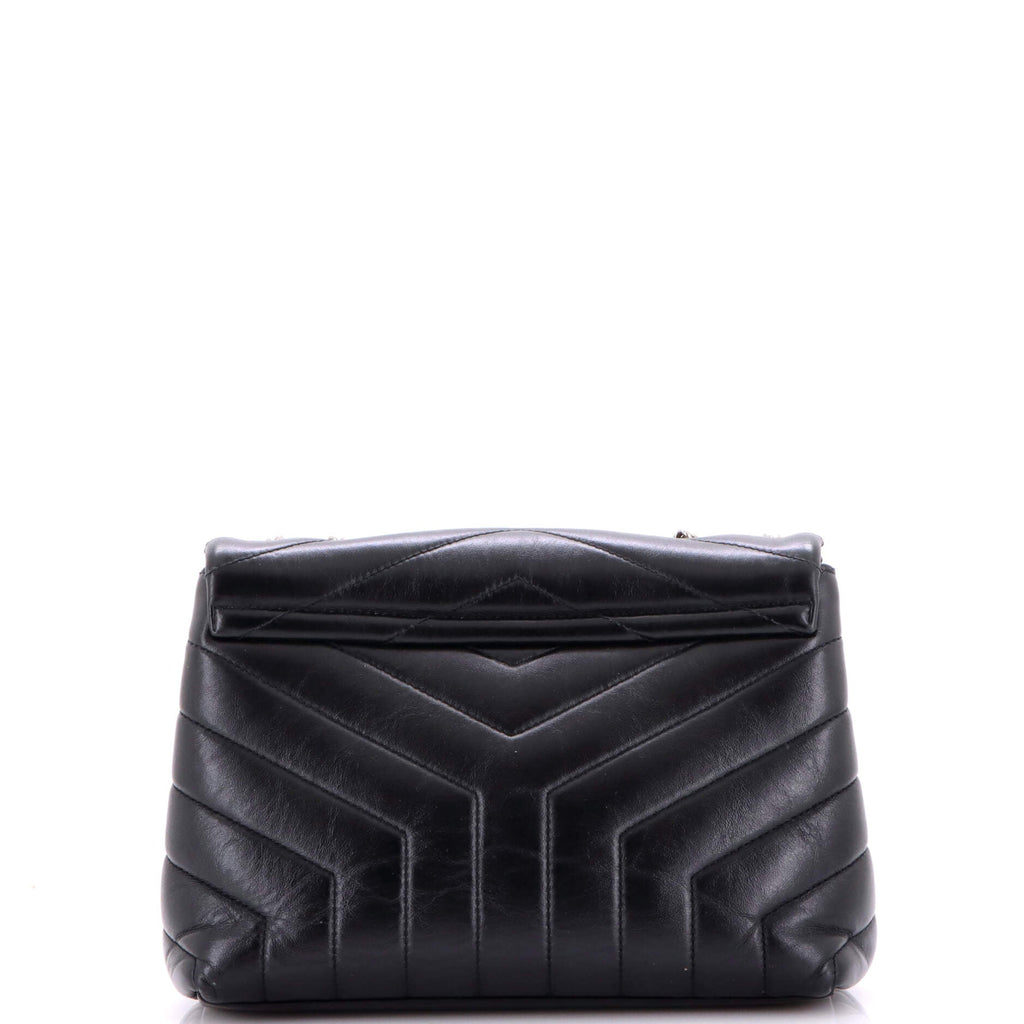 Loulou Shoulder Bag Matelasse Chevron Leather Small