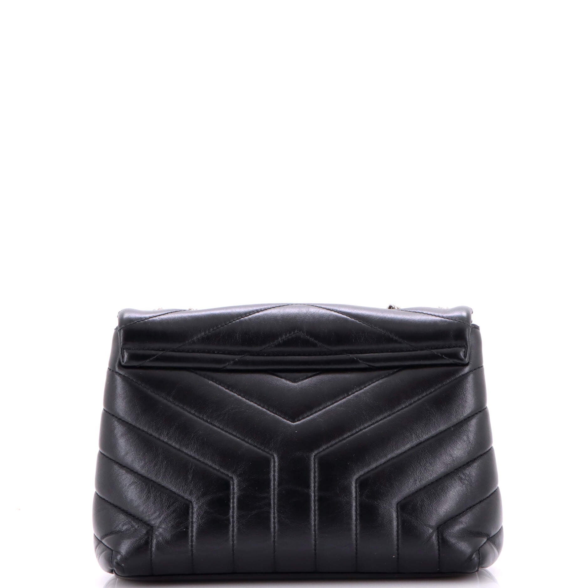 Loulou Shoulder Bag Matelasse Chevron Leather Small