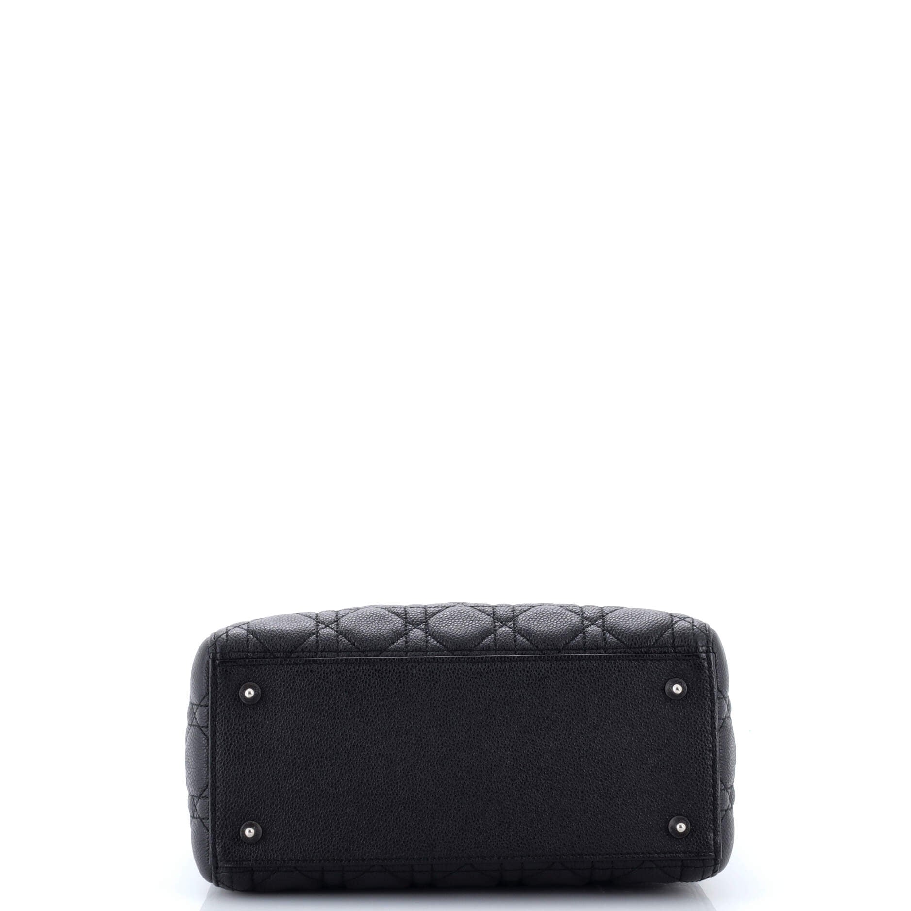 Lady Dior Bag Cannage Quilt Grained Calfskin Medium