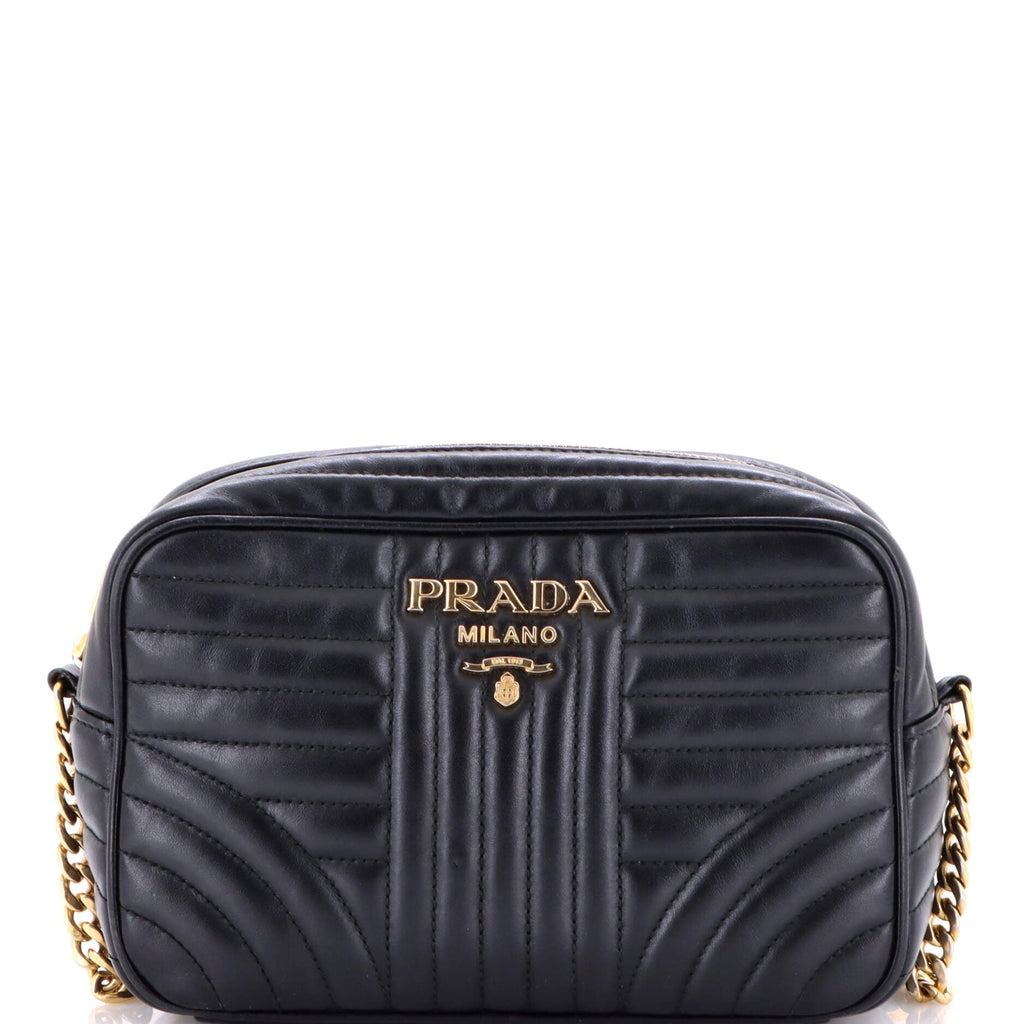 Camera Bag Diagramme Quilted Leather Small