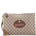 Neo Vintage Wristlet Pouch GG Coated Canvas