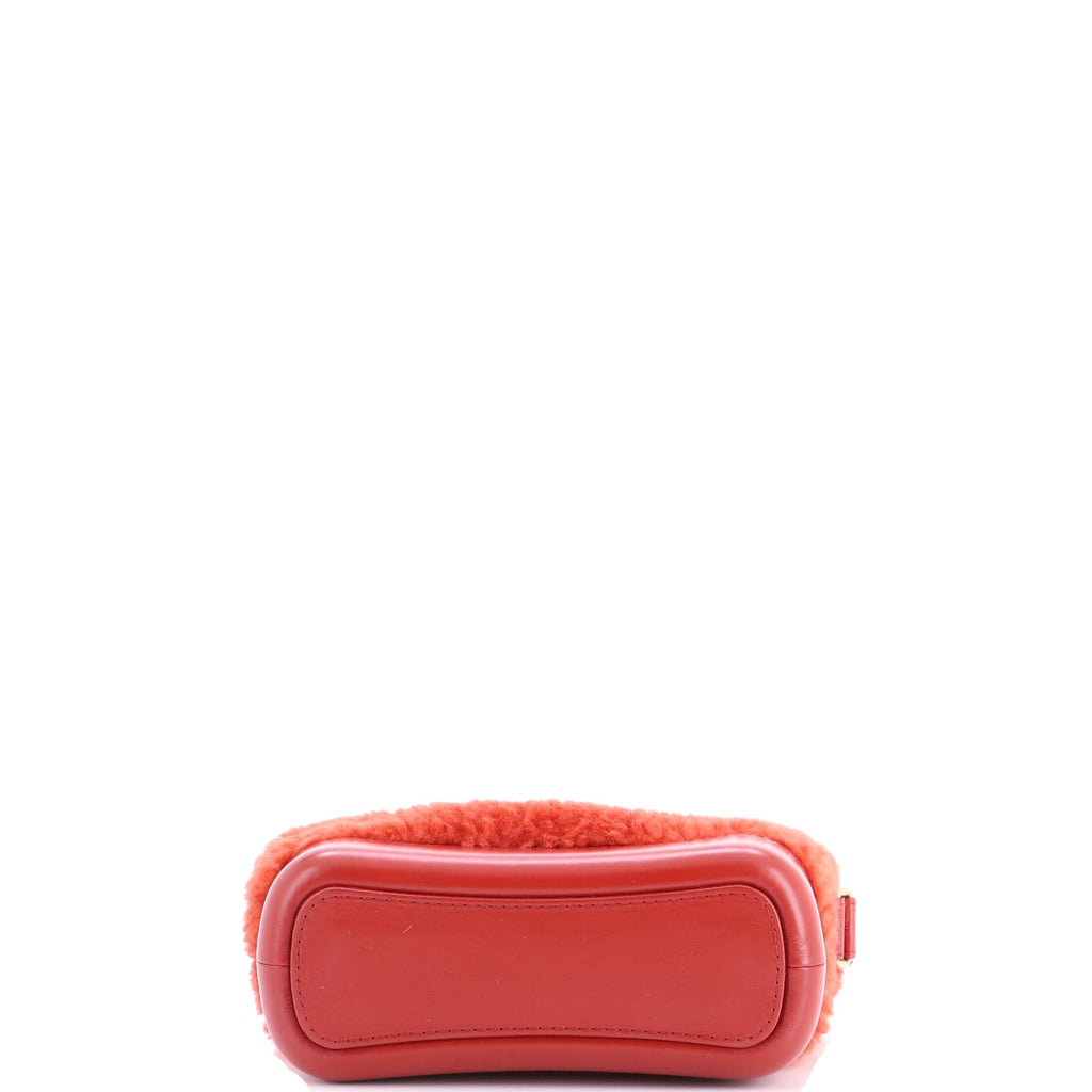 Gabrielle Hobo Shearling and Leather Small