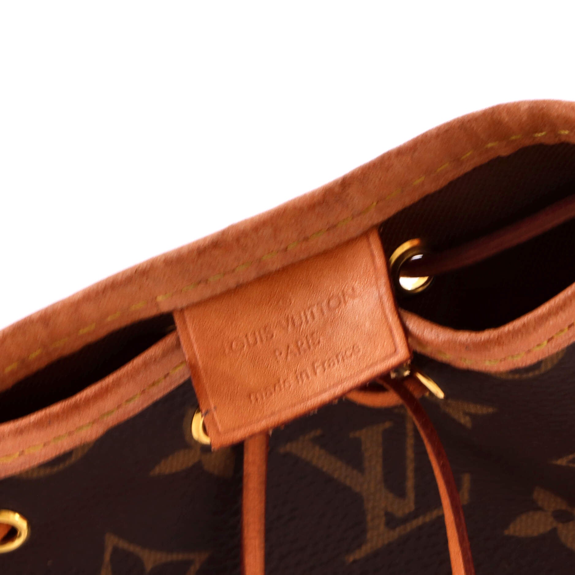 Noe Handbag Monogram Canvas Nano