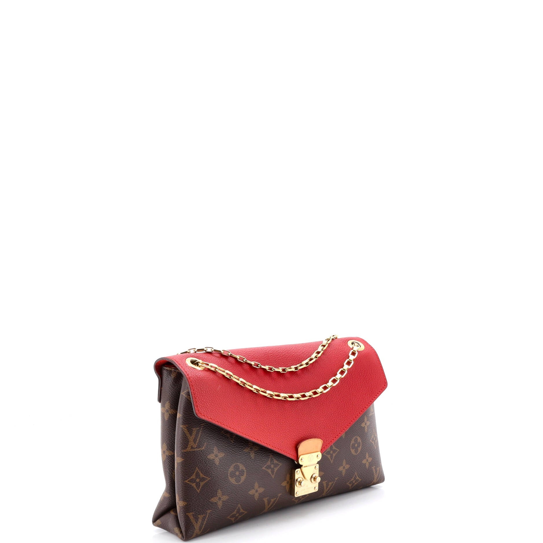 Pallas Chain Shoulder Bag Monogram Canvas and Calfskin