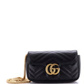 GG Marmont Flap Bag Matelasse Leather Super Mini