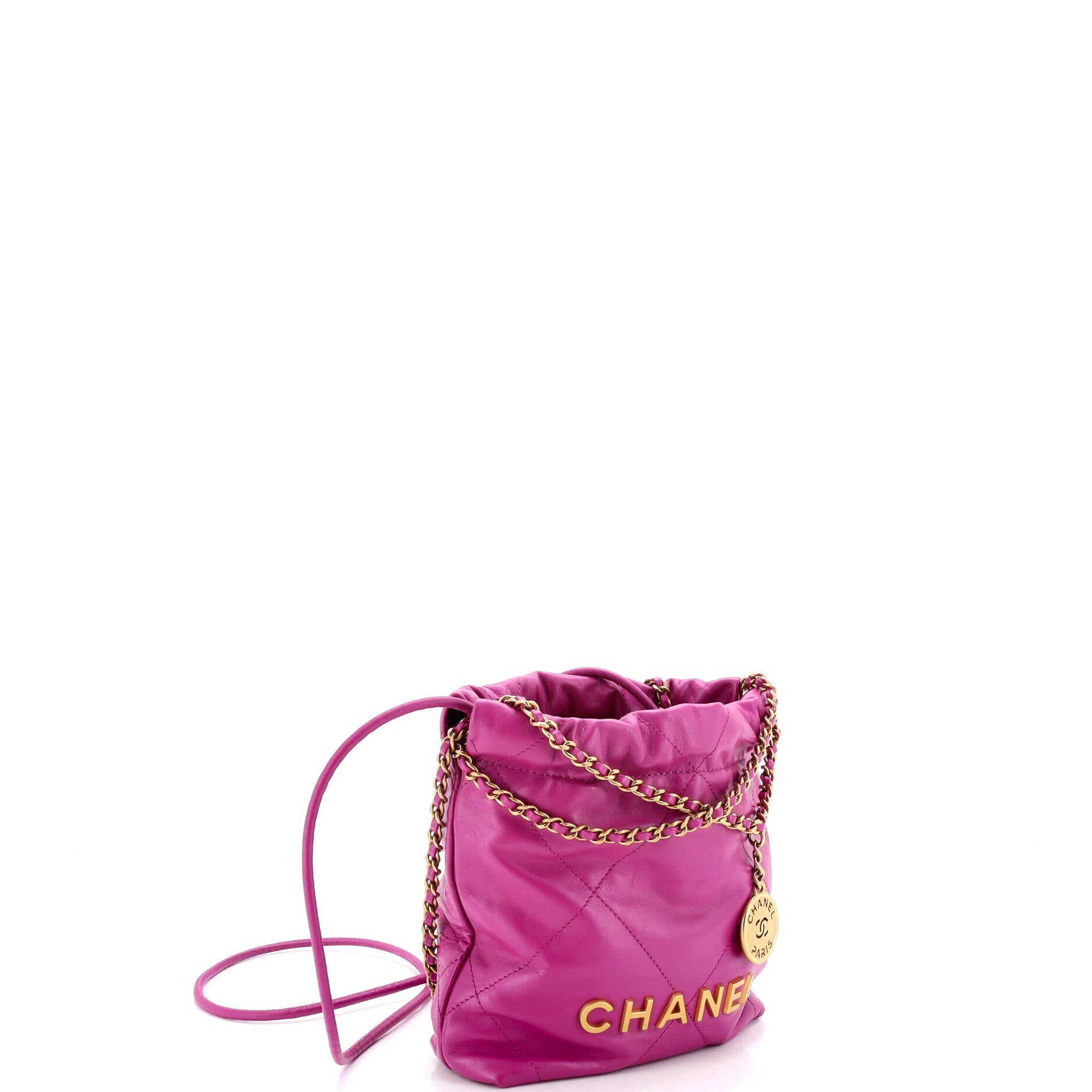 22 Chain Hobo Quilted Calfskin Mini