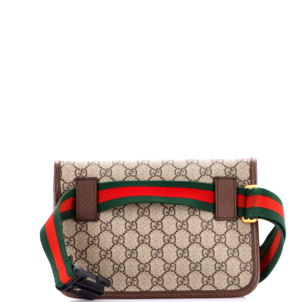 Neo Vintage Flap Belt Bag GG Coated Canvas