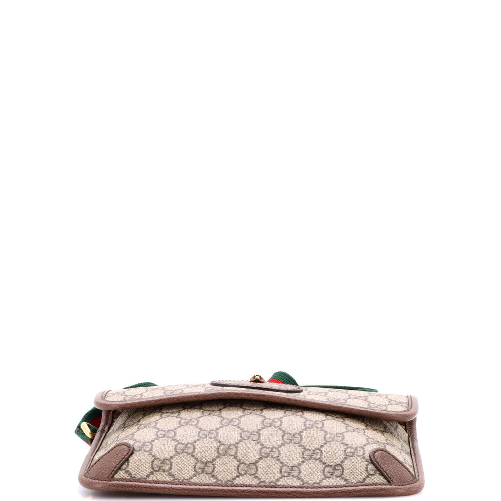 Neo Vintage Flap Belt Bag GG Coated Canvas