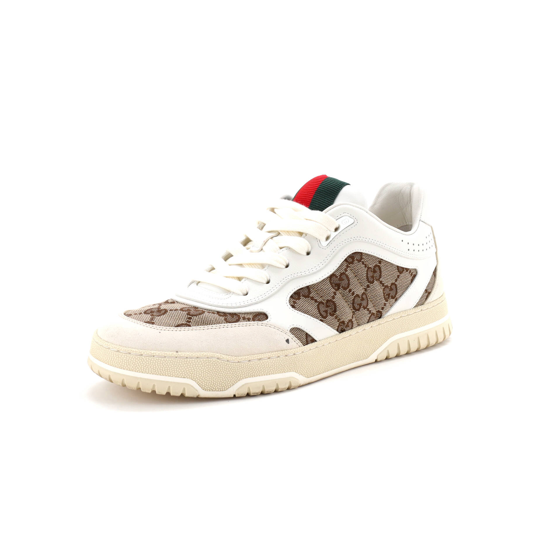 Re-Web Sneakers GG Canvas and Leather