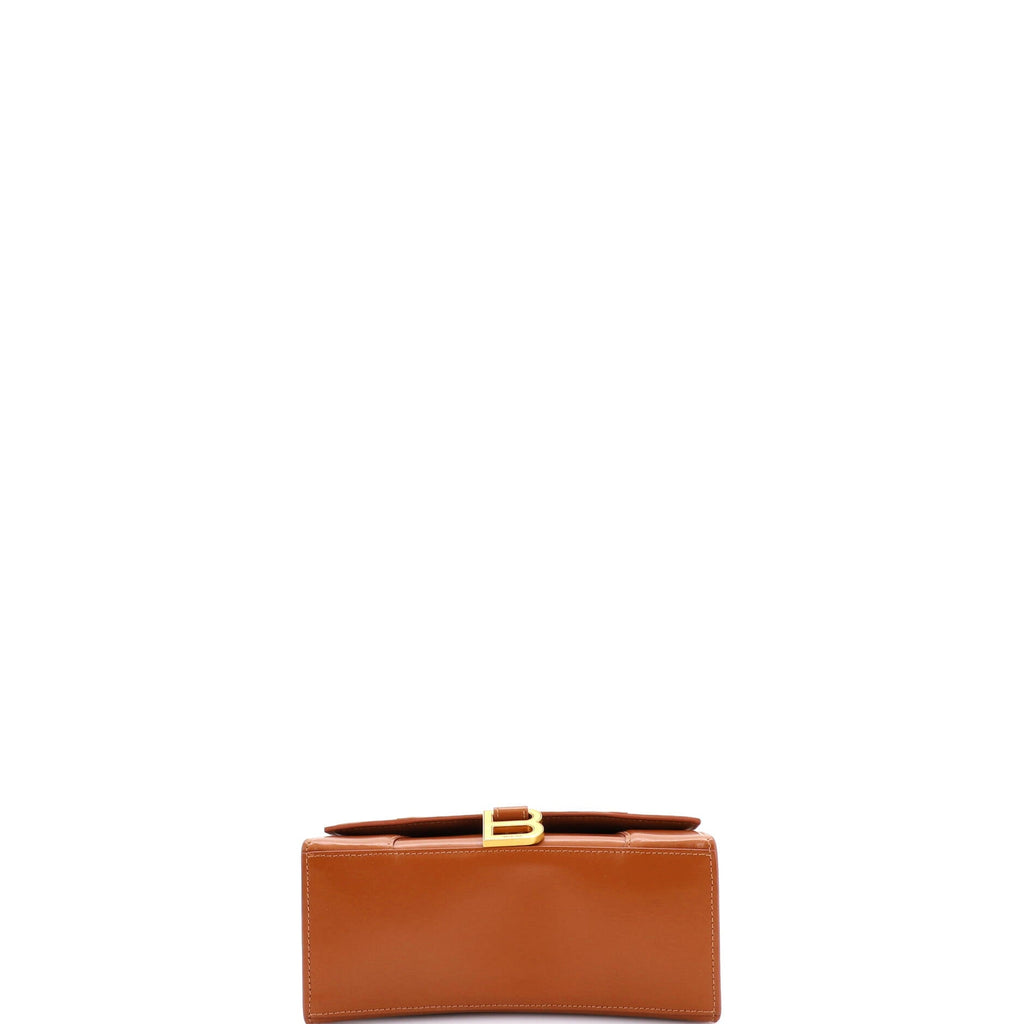 Hourglass Top Handle Bag Leather Small