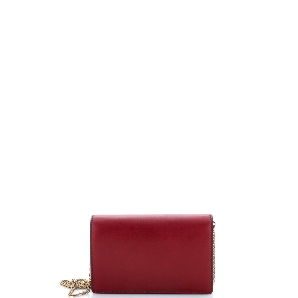 J'Adior Wallet on Chain Leather
