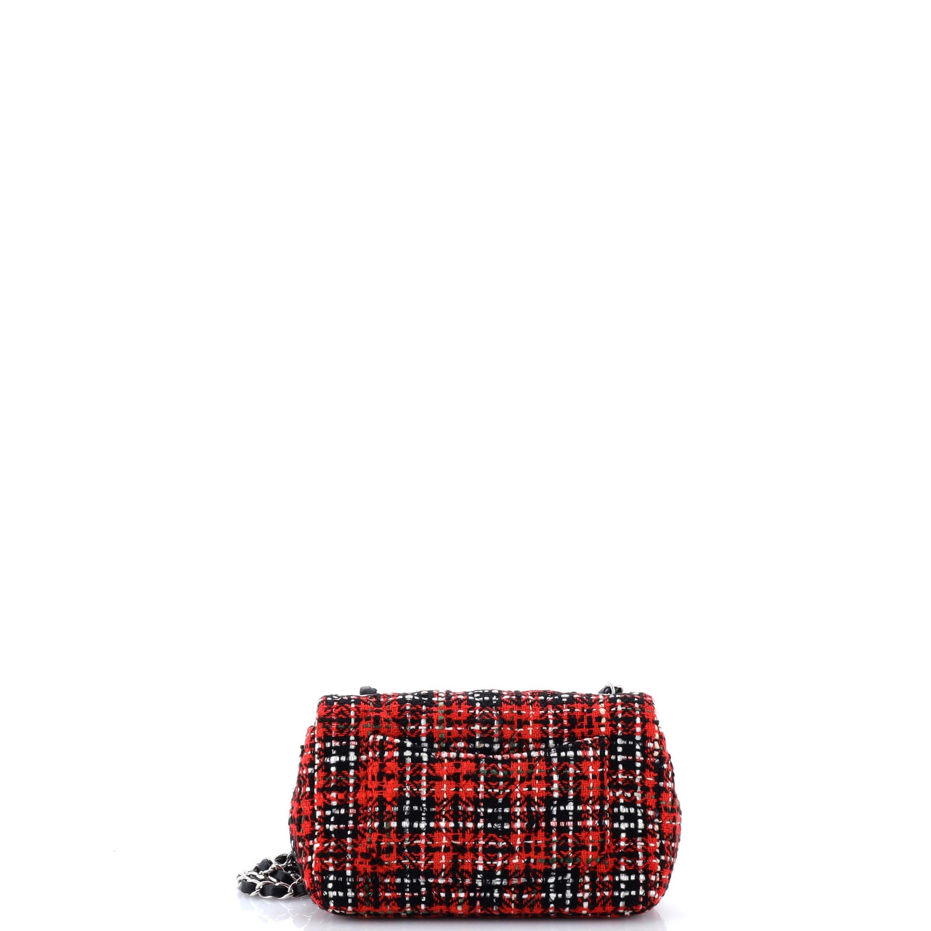 Classic Single Flap Bag Quilted Tweed Mini