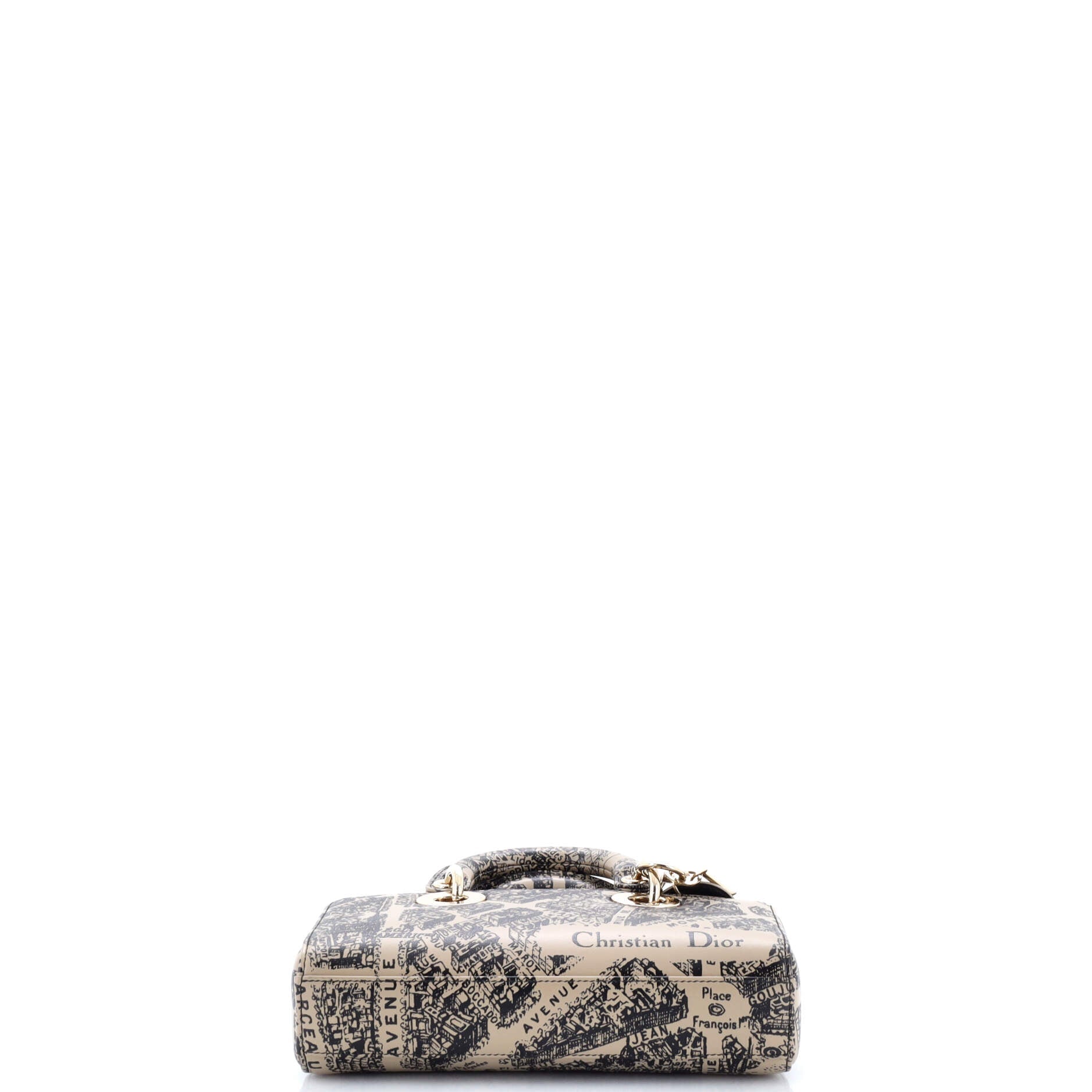 Lady D-Joy Bag Printed Leather Small