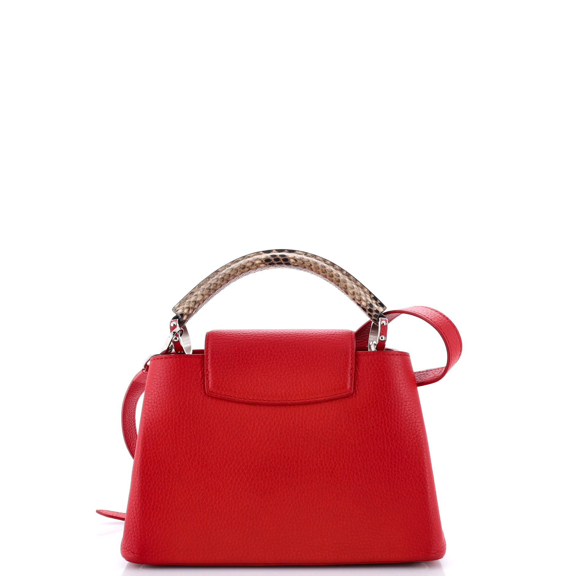 Capucines Bag Leather with Snakeskin BB