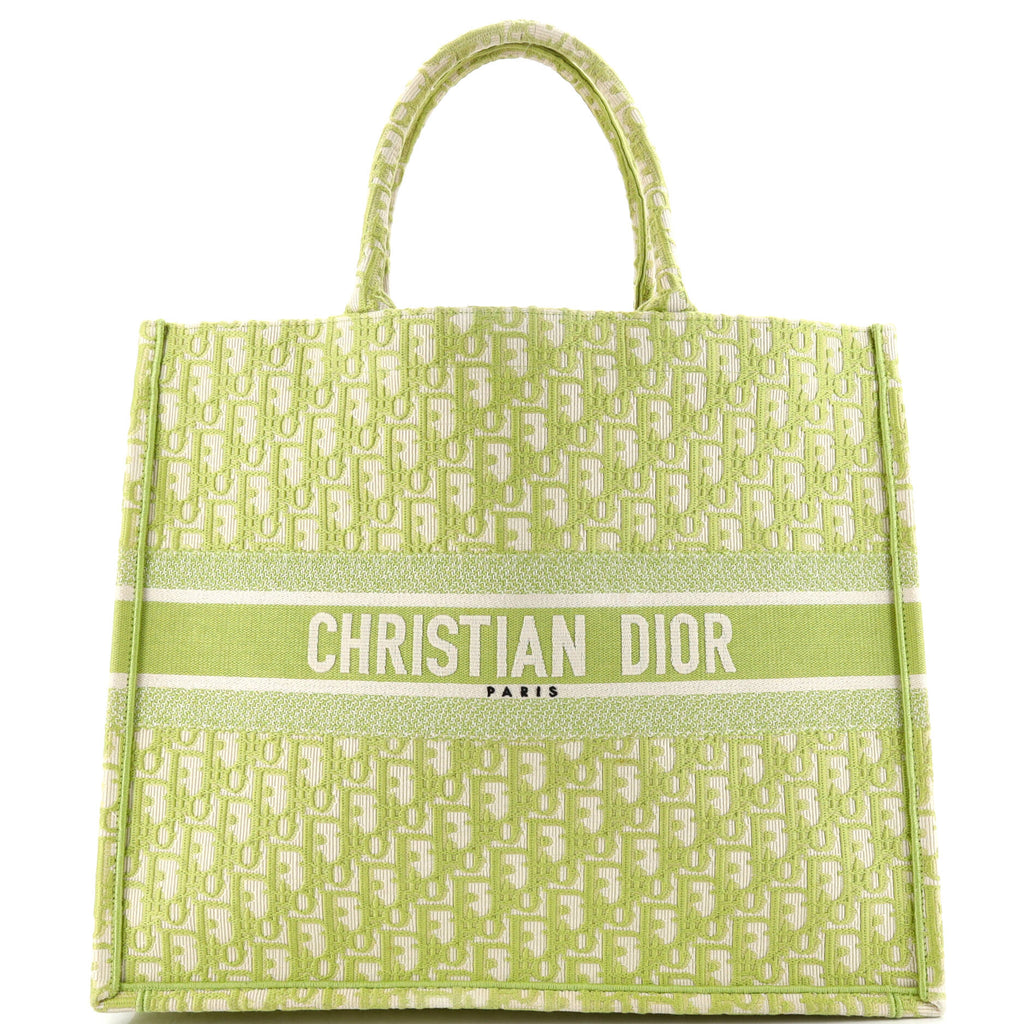 Book Tote Oblique Canvas Large