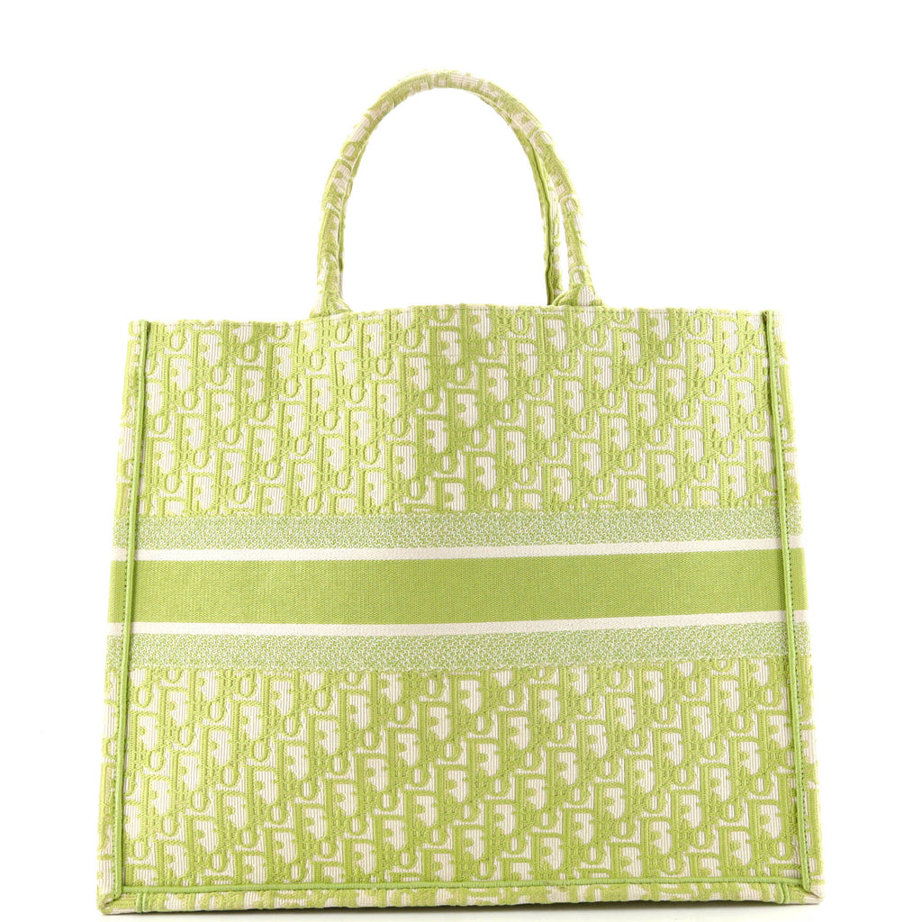 Book Tote Oblique Canvas Large