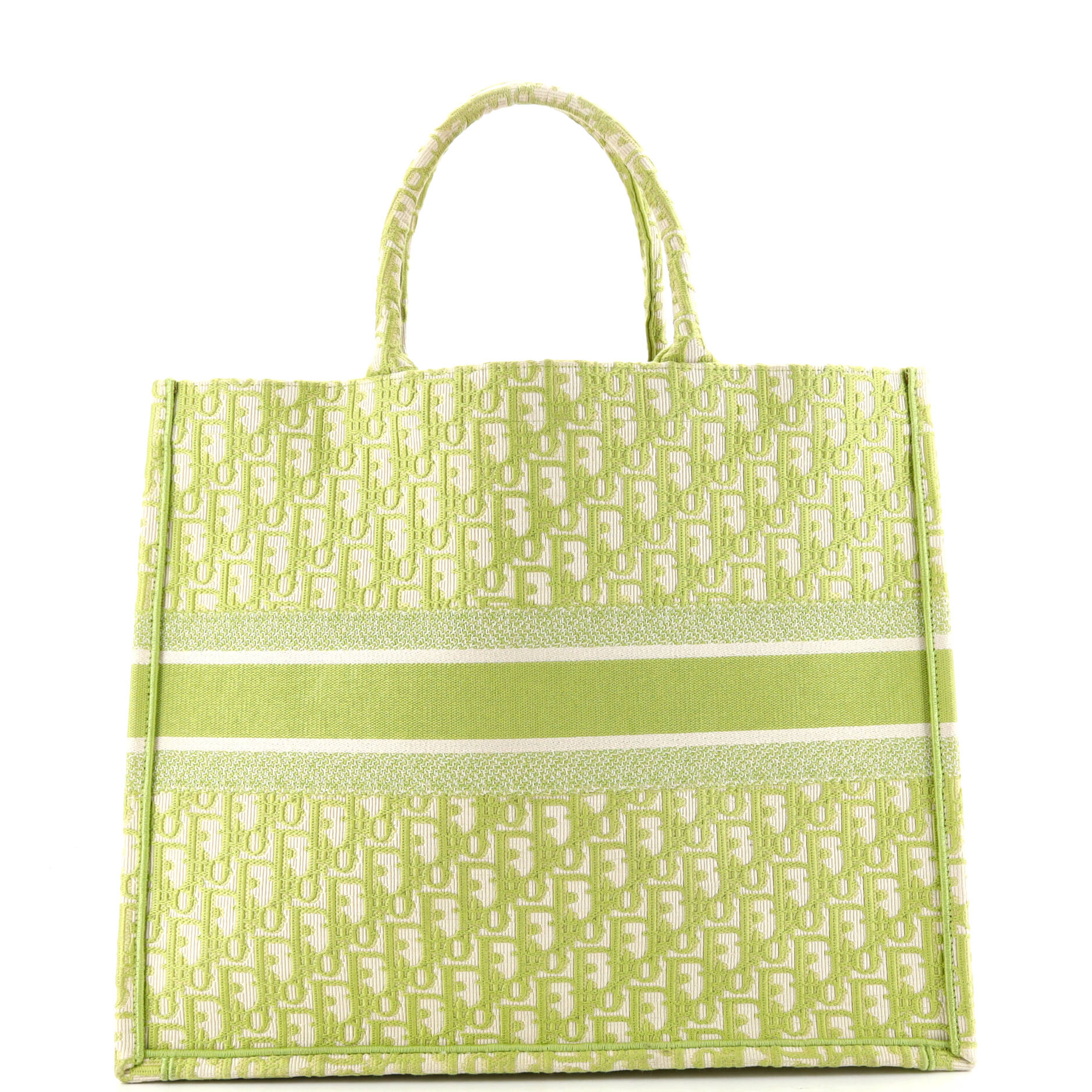 Book Tote Oblique Canvas Large