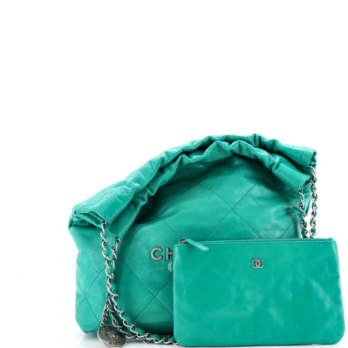 22 Chain Hobo Quilted Calfskin Small