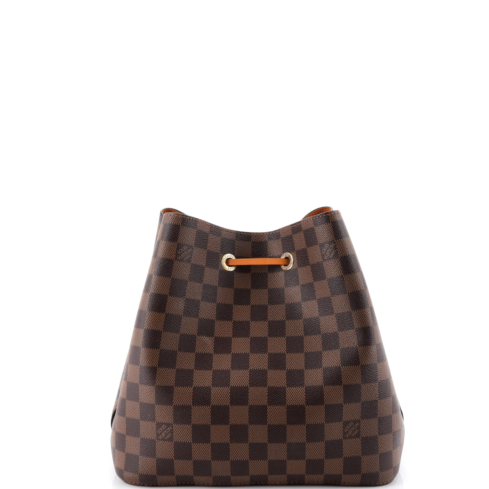 NeoNoe Handbag Damier with Leather MM