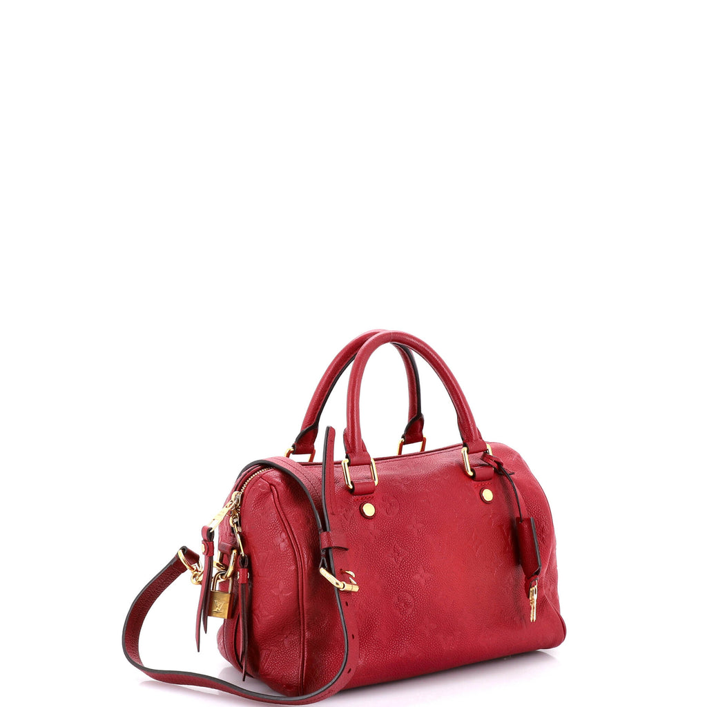 Speedy Bandouliere Bag Monogram Empreinte Leather 25