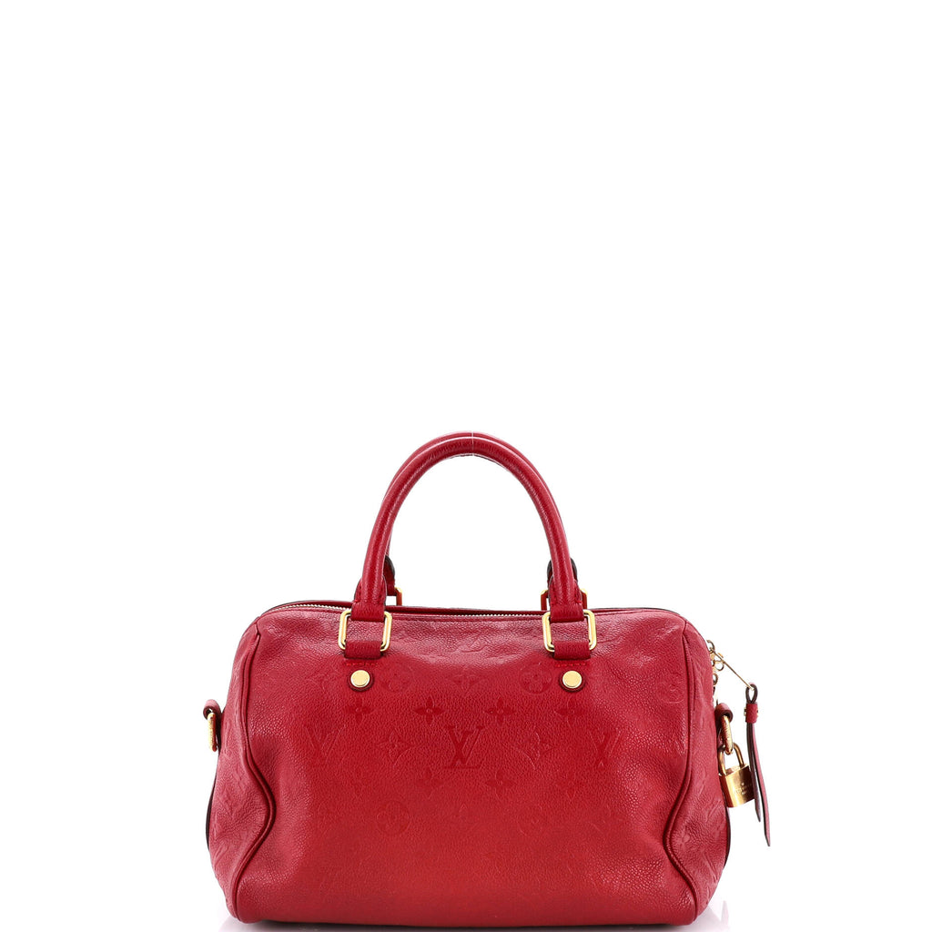 Speedy Bandouliere Bag Monogram Empreinte Leather 25