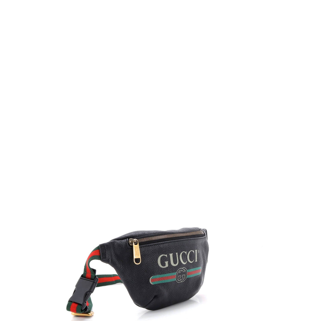 Logo Belt Bag Printed Leather Small