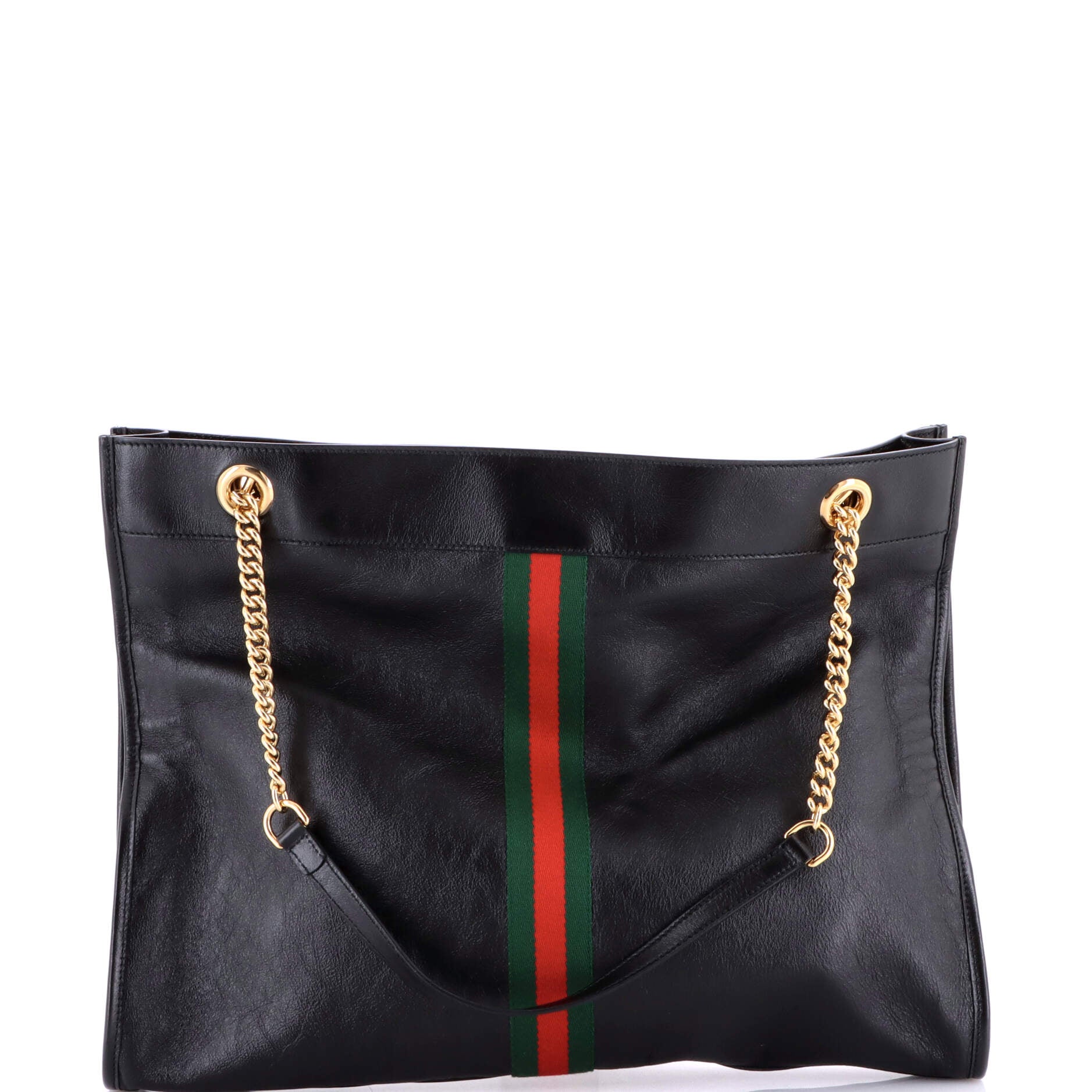 Rajah Chain Tote Leather Large