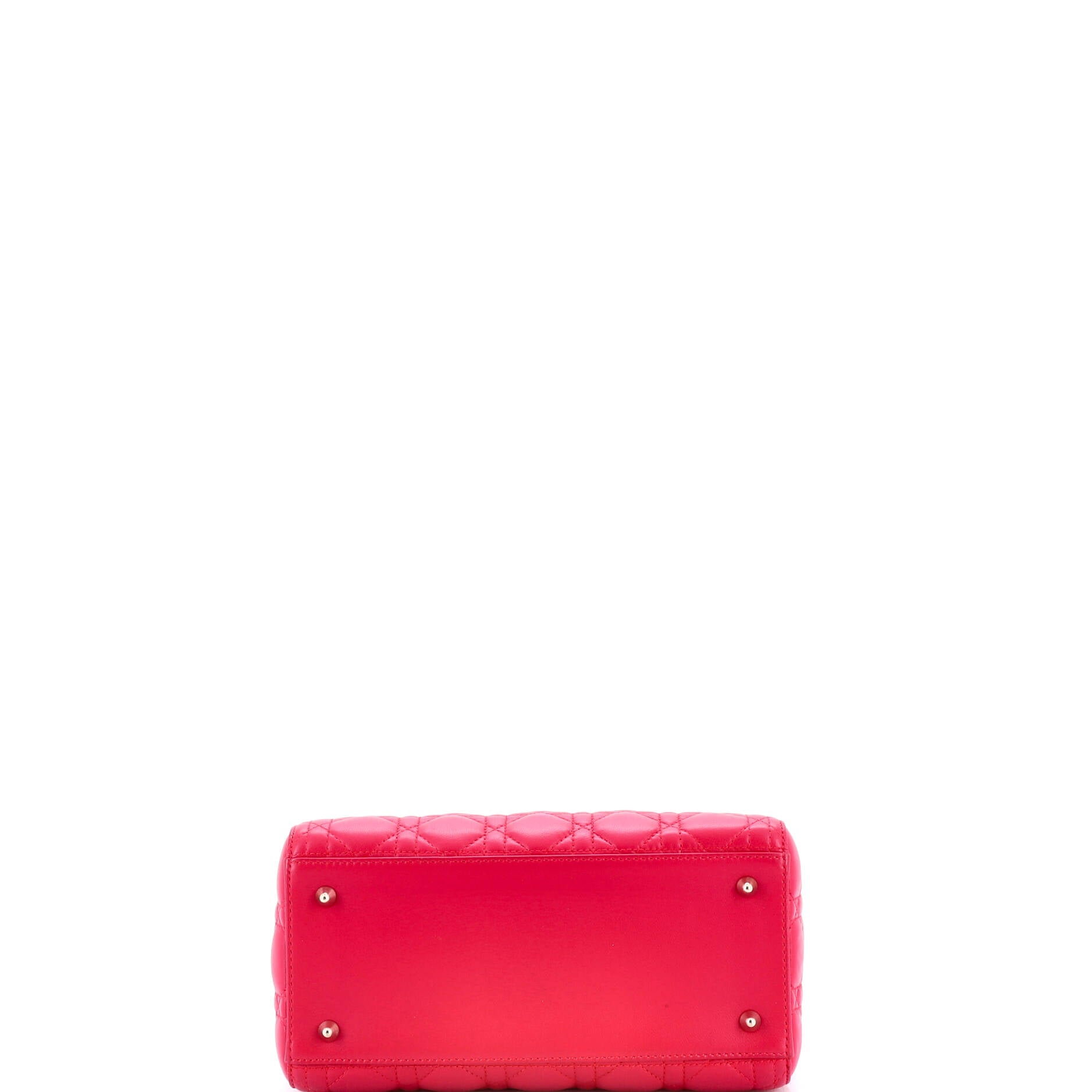 Lady Dior Bag Cannage Quilt Lambskin Medium