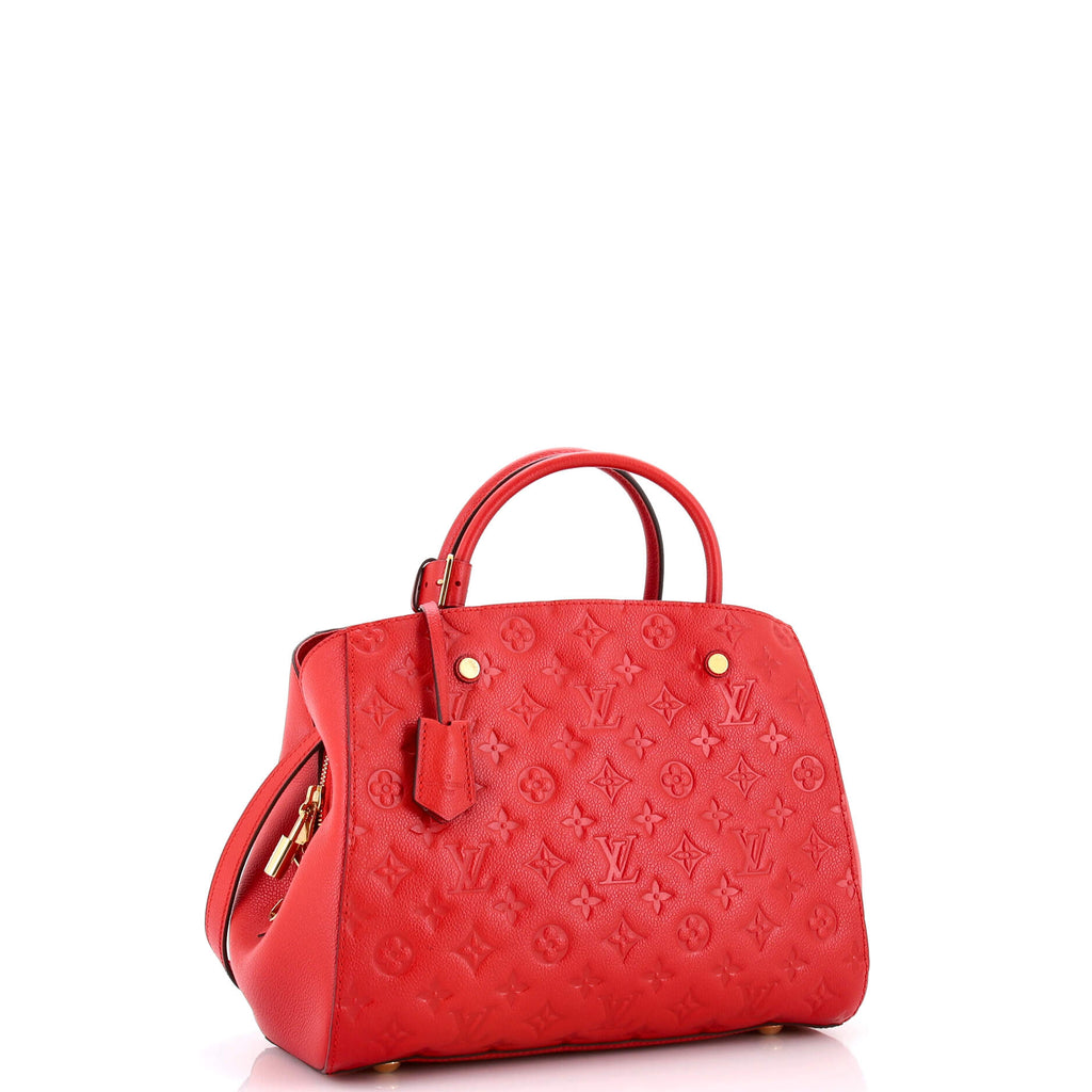 Montaigne Handbag Monogram Empreinte Leather MM