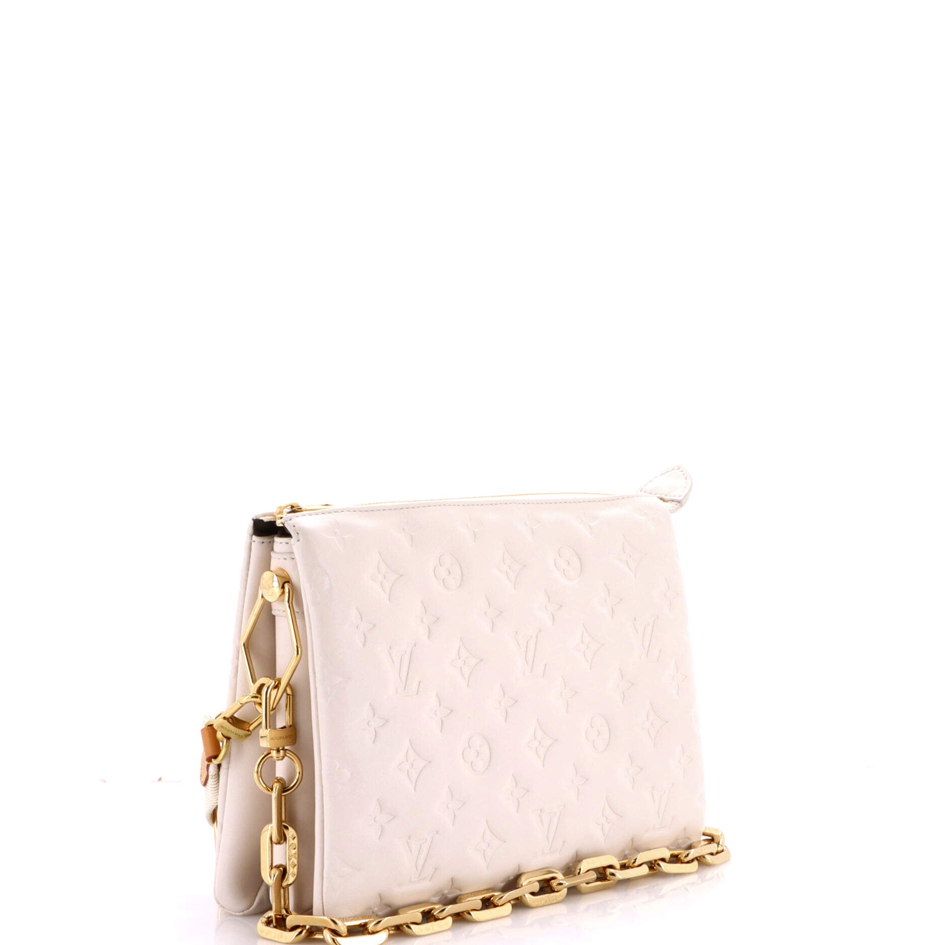 Coussin Bag Monogram Embossed Lambskin PM