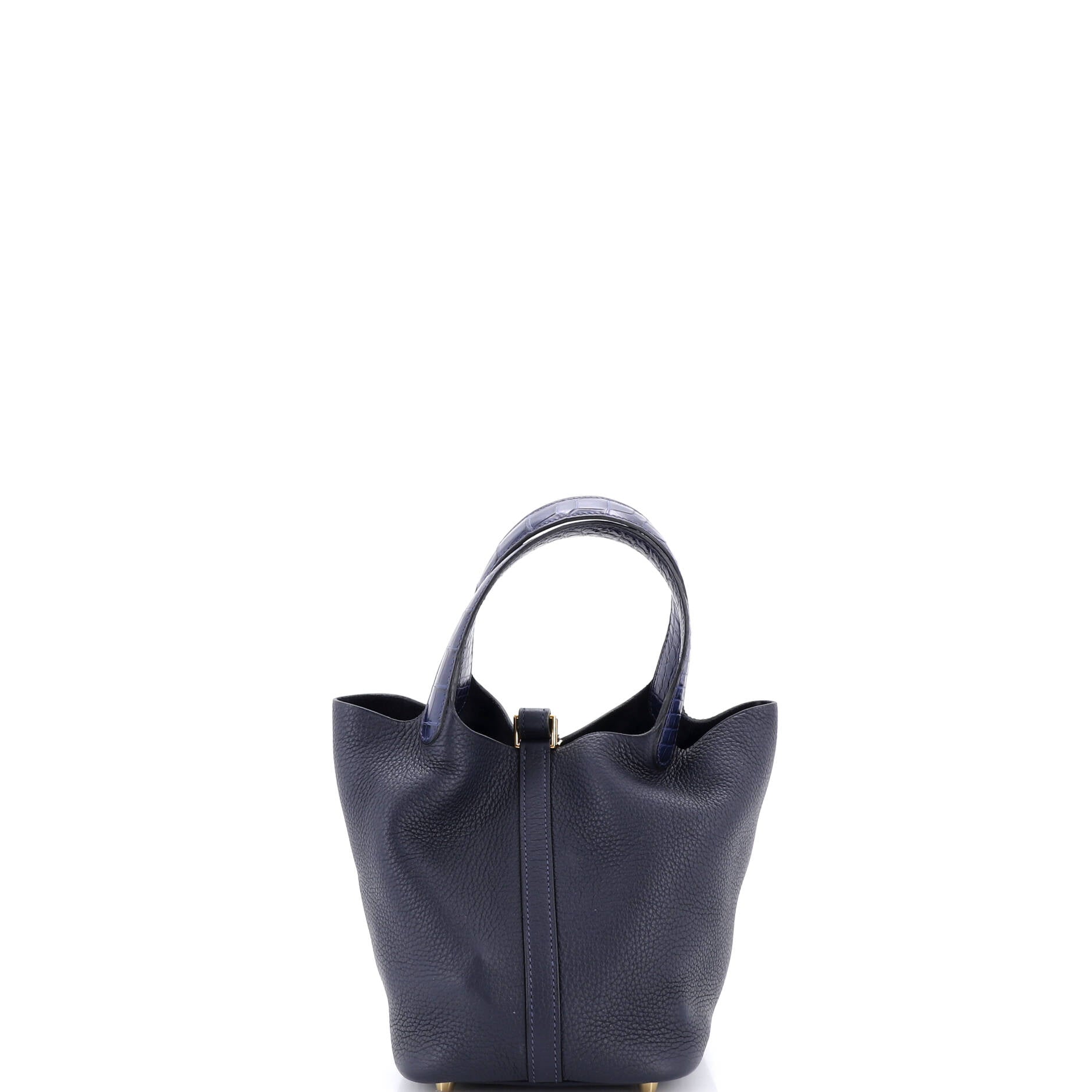 Touch Picotin Lock Bag Clemence with Matte Alligator PM