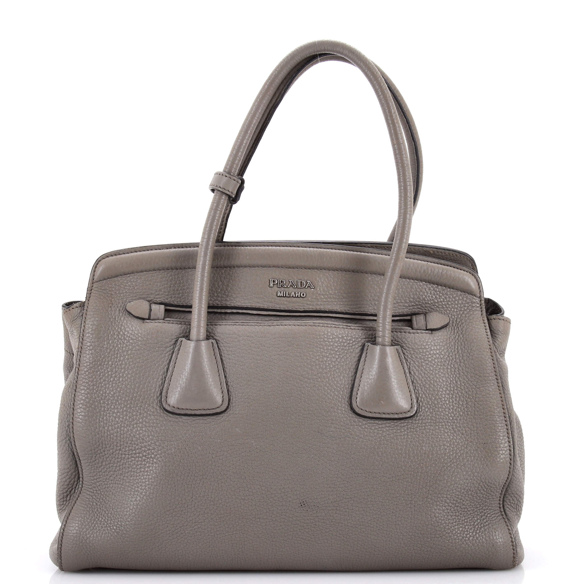 Cuir Frame Convertible Tote Vitello Daino Large