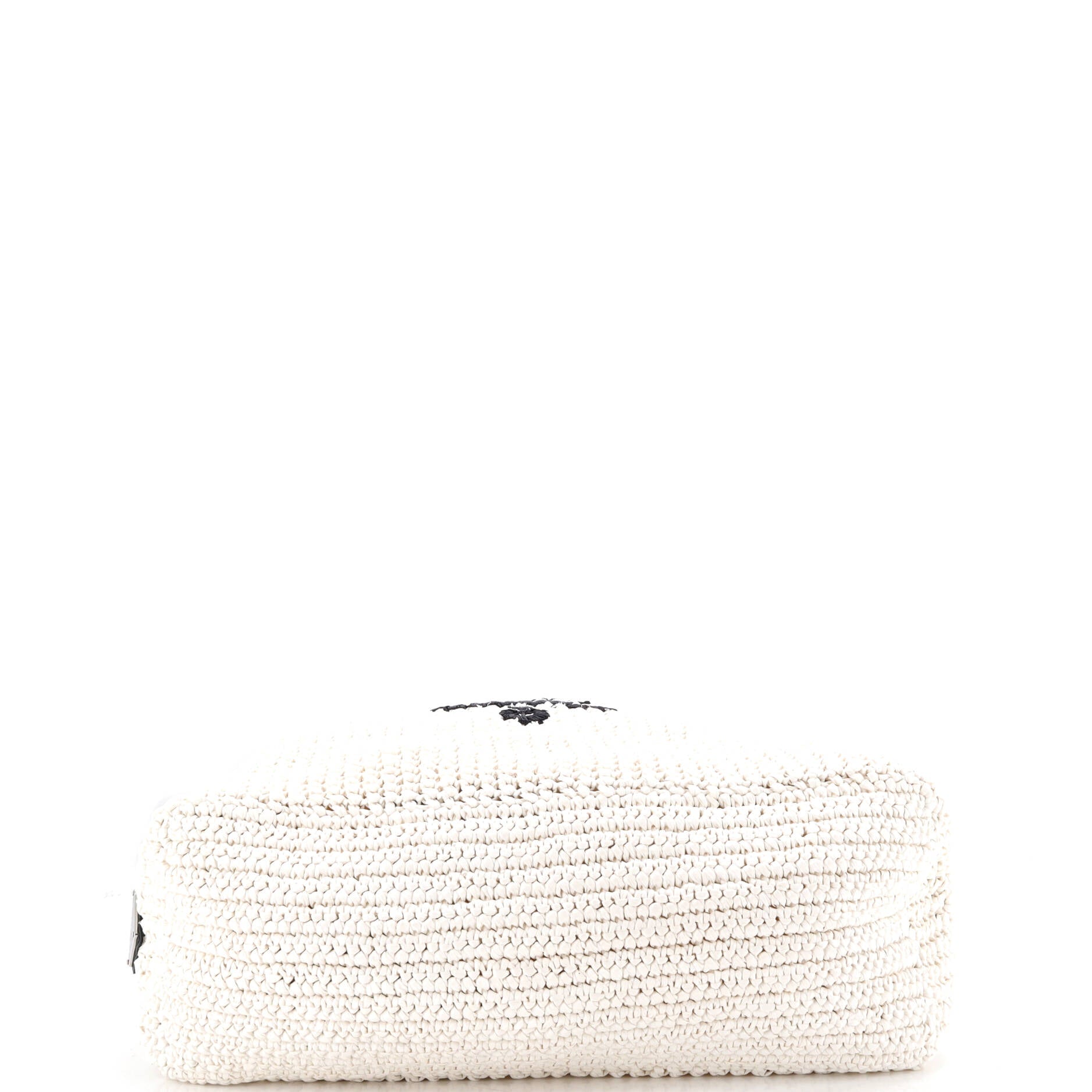 Logo Tote Raffia Large