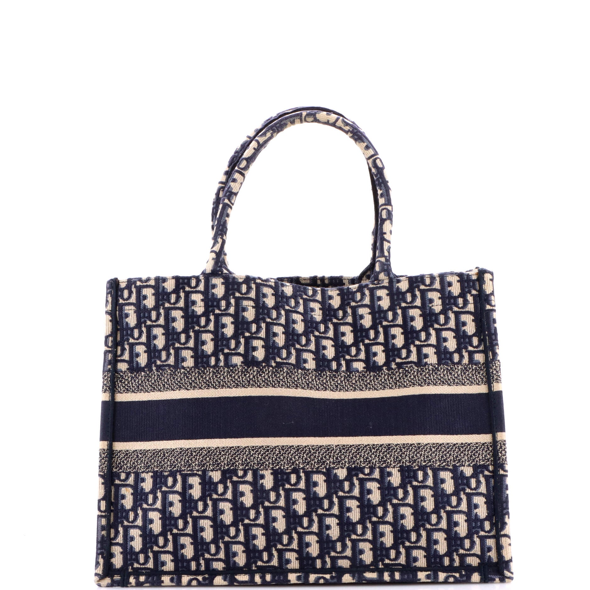Book Tote Oblique Canvas Medium