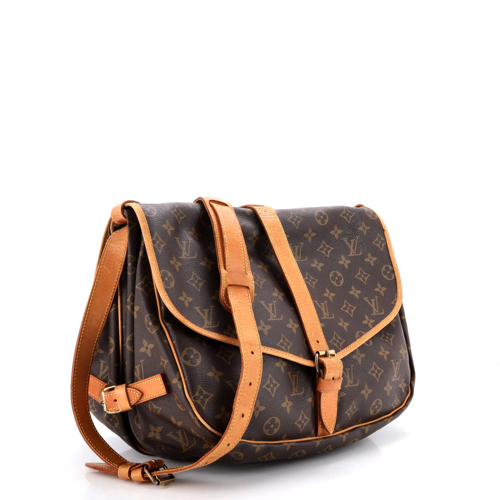 Saumur Handbag Monogram Canvas 35