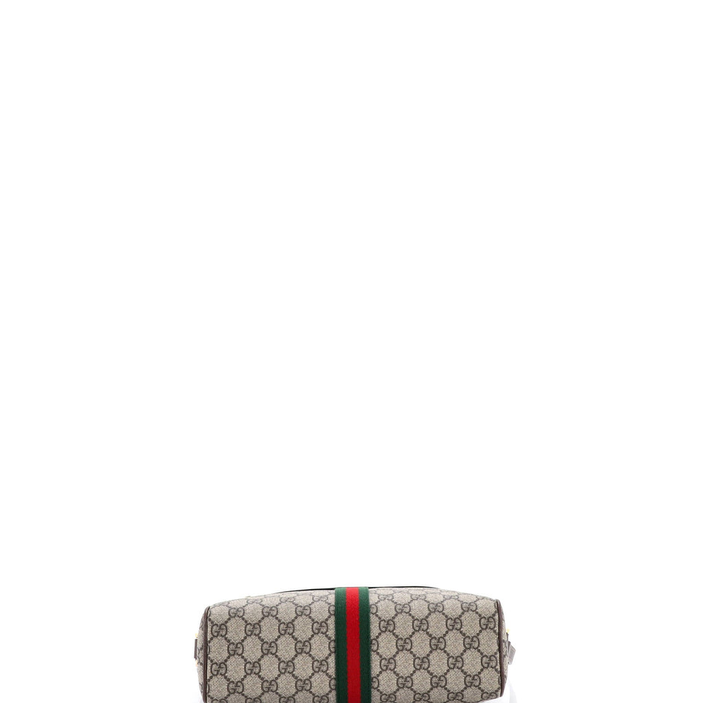 Ophidia Shoulder Bag GG Coated Canvas Small