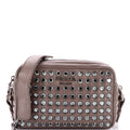Camera Bag Embellished Diagramme Quilted Leather Small