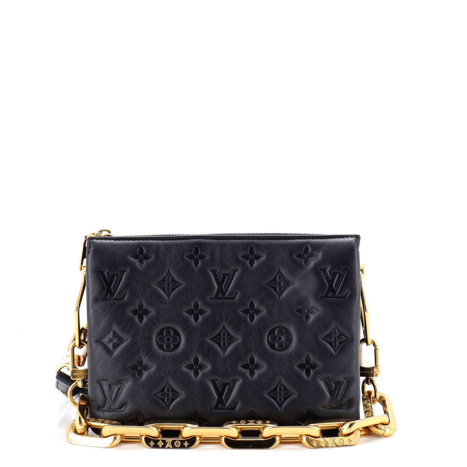Coussin Bag Monogram Embossed Lambskin BB