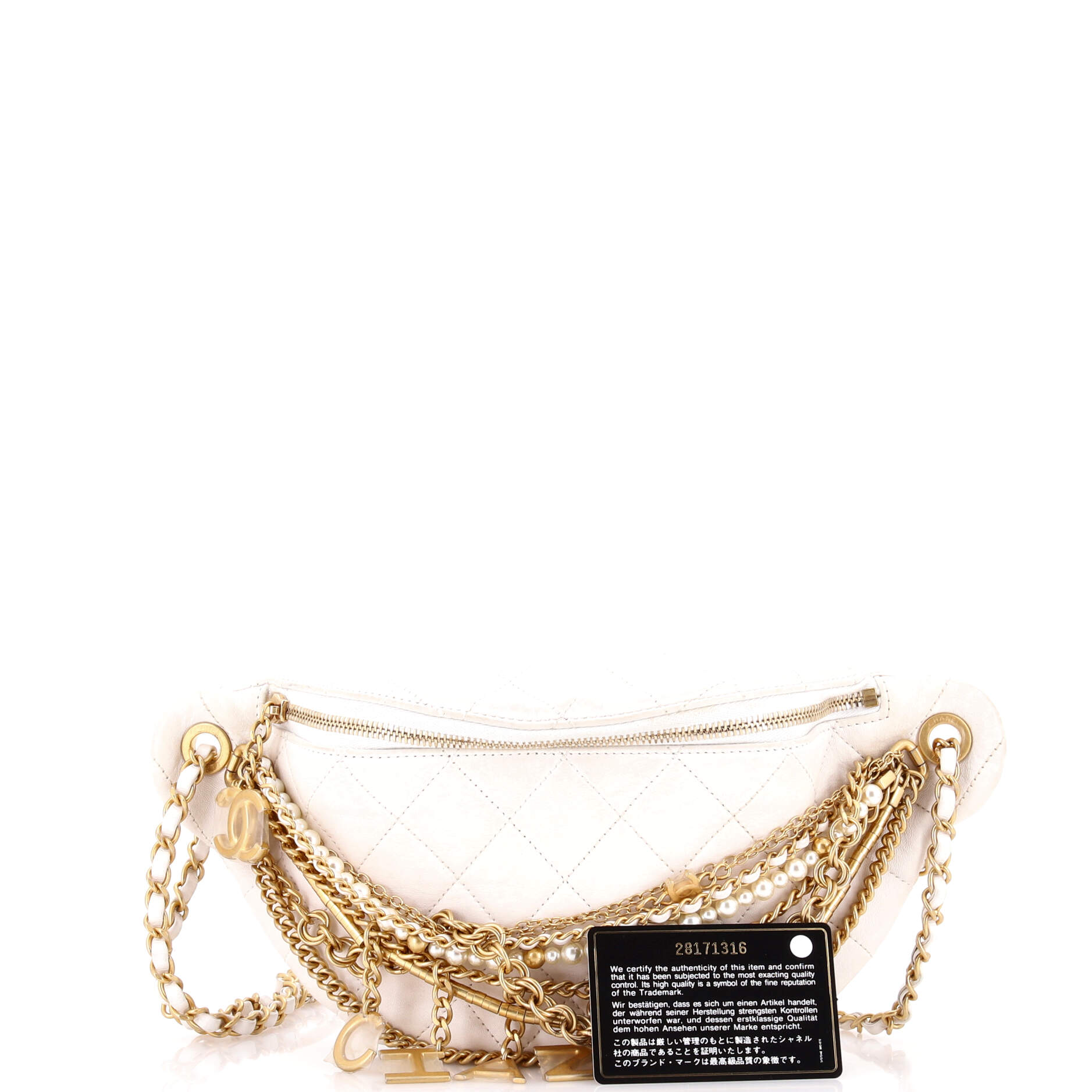 All About Chains Waist Bag Quilted Lambskin