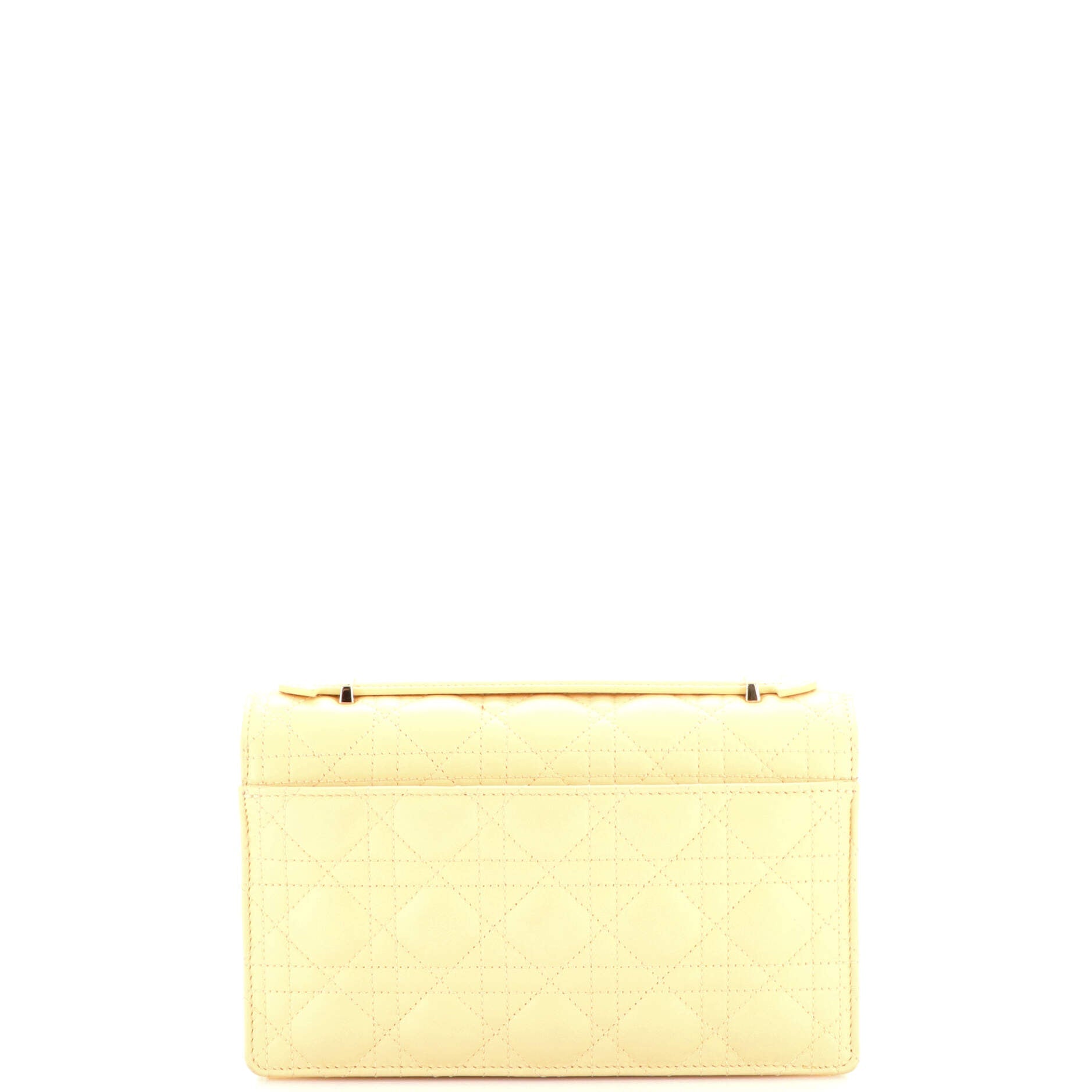 My Dior Top Handle Flap Bag Cannage Quilt Lambskin Small