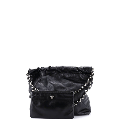 22 Chain Hobo Quilted Calfskin Small