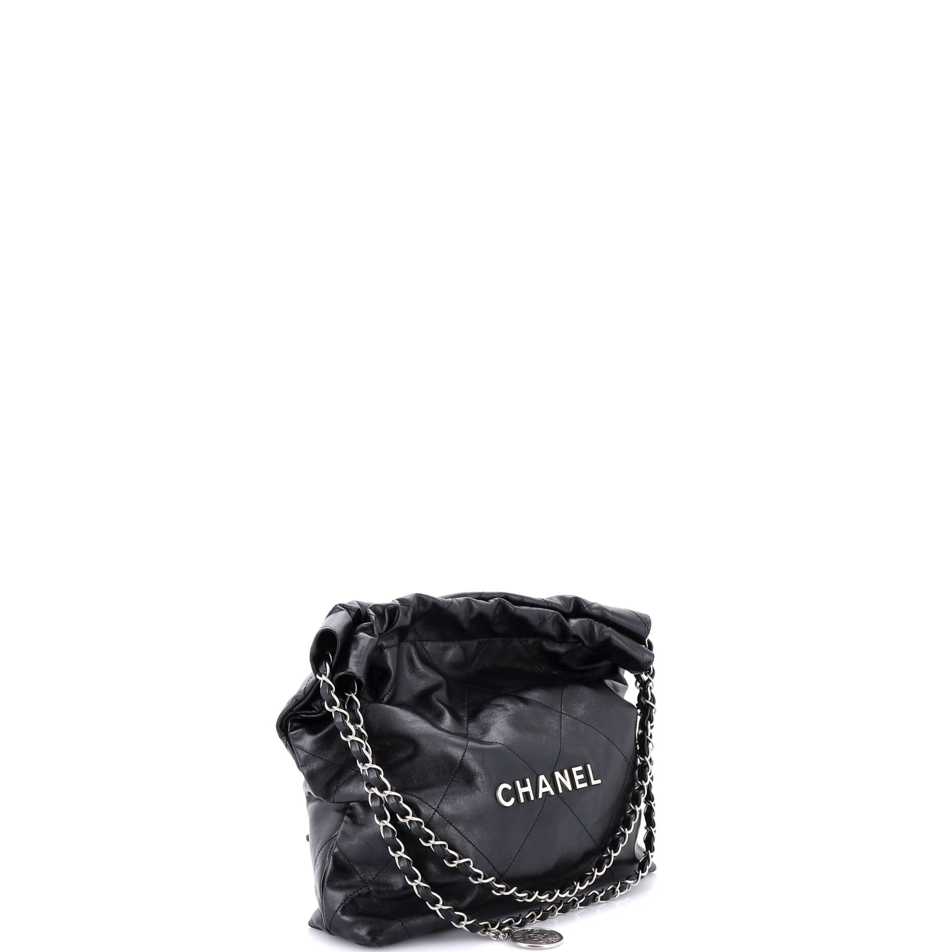 22 Chain Hobo Quilted Calfskin Small