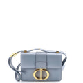 30 Montaigne Flap Bag Leather Micro