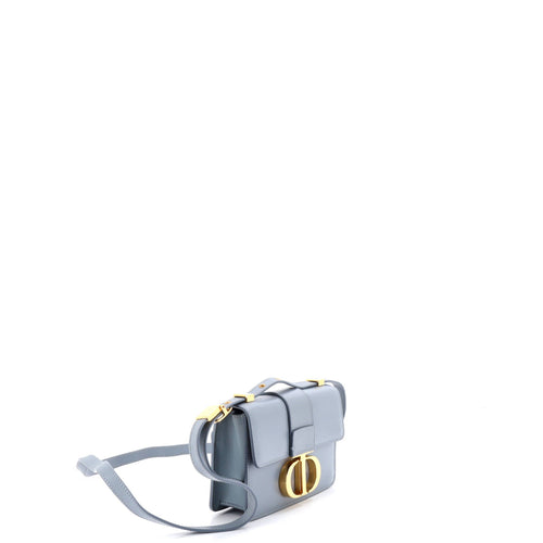 30 Montaigne Flap Bag Leather Micro