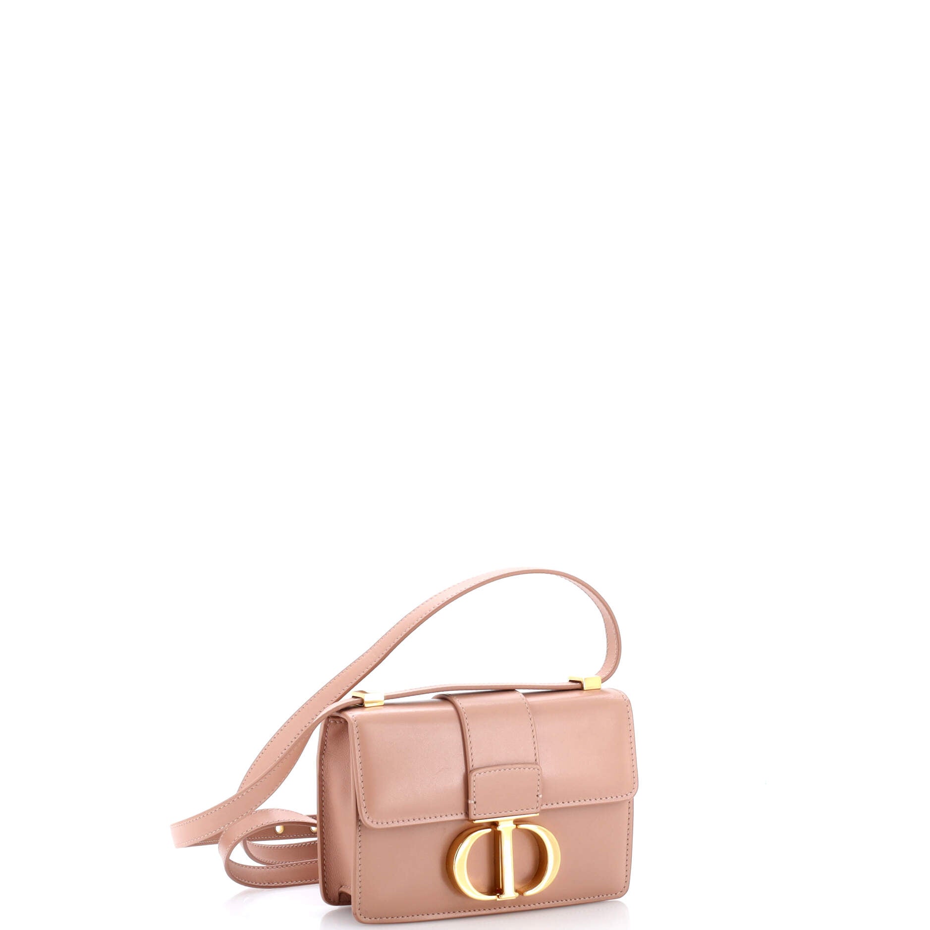 30 Montaigne Flap Bag Leather Micro