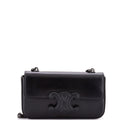 Triomphe Chain Shoulder Bag Leather Small