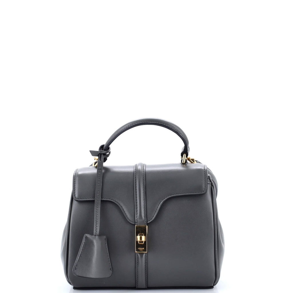 16 Top Handle Bag Smooth Calfskin Mini